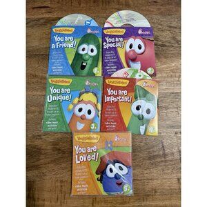 Veggie Tales Chick Fil A set of 5 CDs kids children CFA Kids Meal 2010 DVD Video